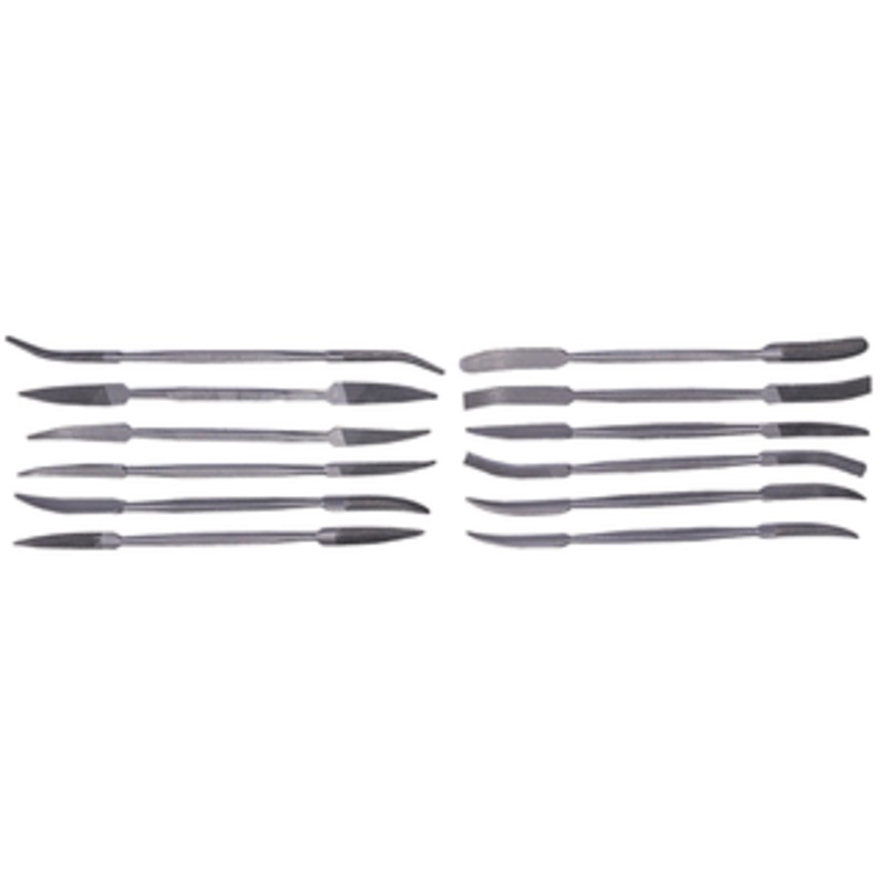 Precise 12 Piece Diemakers Riffler File Set