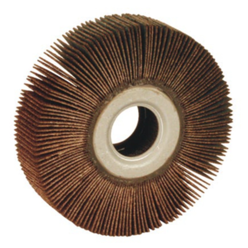 Precise Aluminum Oxide Abrasive Unmounted Flap Wheel, 8 Diameter, 2 Face Width, 1 Arbor Hole Diameter, 80 Grit