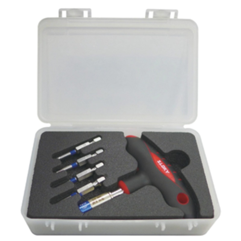 Sloky ST Single Hex Driver Set With 5mm Hex Bits, Torque Range 48.7 in./lbs. – STS-HX-ST-5.0