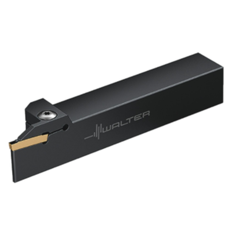 Walter Grooving Tool Holder .750 Shank Right Hand, 0.157-0.187 Insert Width, .827 Max Depth Cut/Groove, 5.906 Overall Length – G1011.12R-4T21GX24