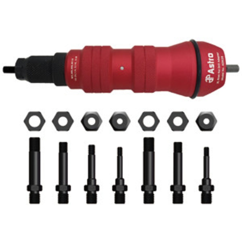 Astro Pneumatic 3/8 Capacity XL Rivet Nut Drill Adapter Kit – AOADN38