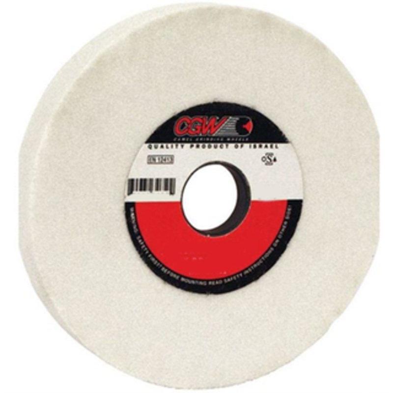 CGW White Surface Grinding Wheel, 8 x 3/4 x 1-1/4, 46J Grit – 34685