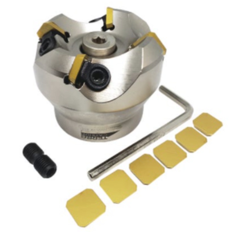 Terra Carbide 45 Degree Indexable Face Mill Set, with Inserts