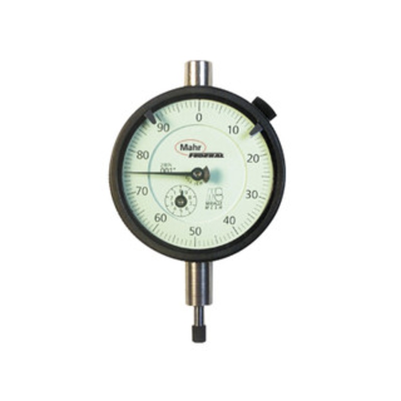 Mahr/Federal MarCator Dial Indicator, Long Range, Type 29I, 1.000 Range, 0.01 Graduation, 0-1000 Dial Face – 2014816