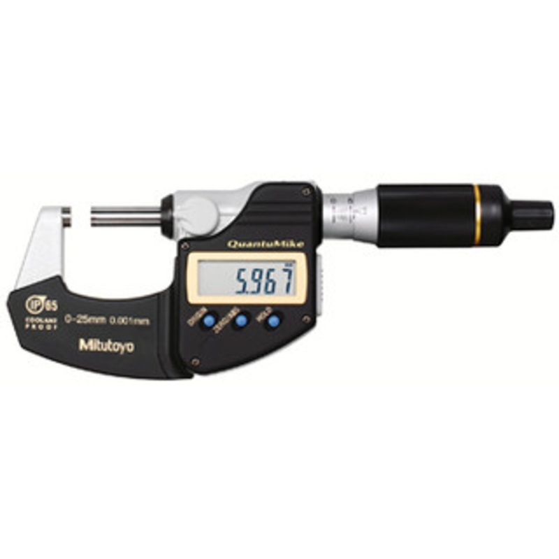 Mitutoyo Digital Micrometer QuantuMike IP65 Metric, 0-25mm – 293-140-30