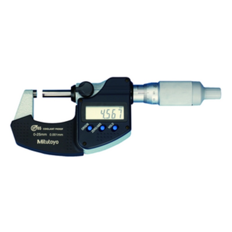Mitutoyo Series 293-2 IP65 Digimatic Coolant-Proof Micrometers, Metric