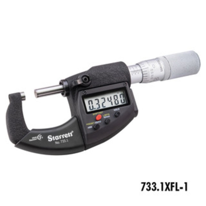 Starrett 733.1 Electronic Micrometers (with output)