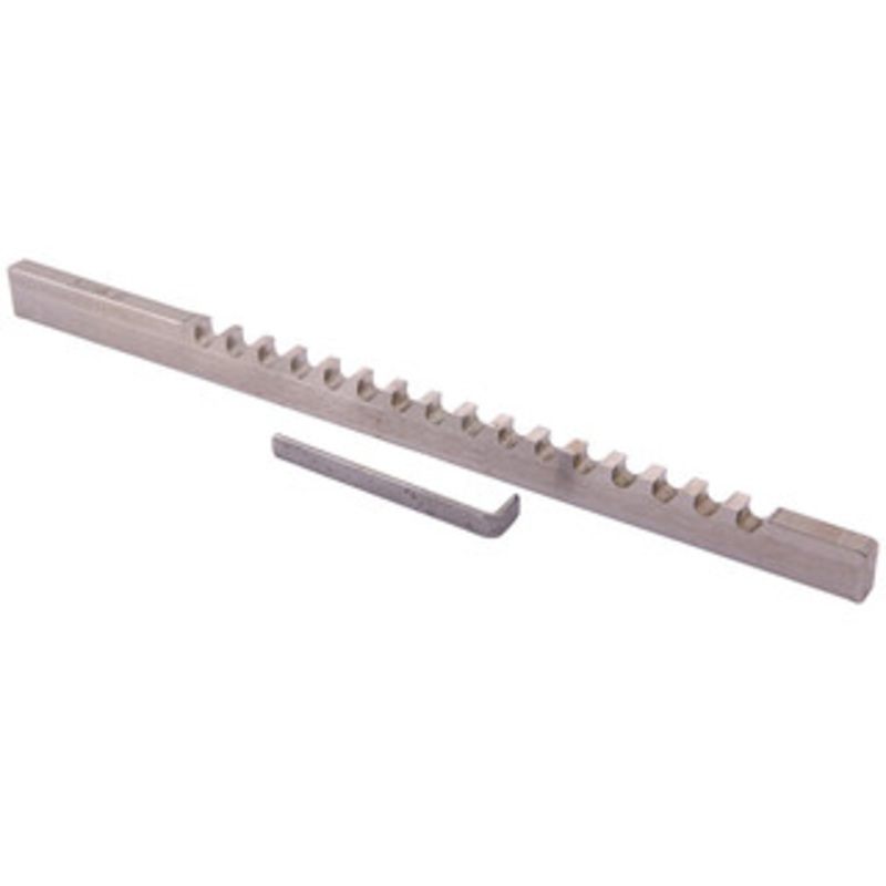 Precise 3/16 Type B HSS Keyway Broach with 1 Shim – 2006-1022