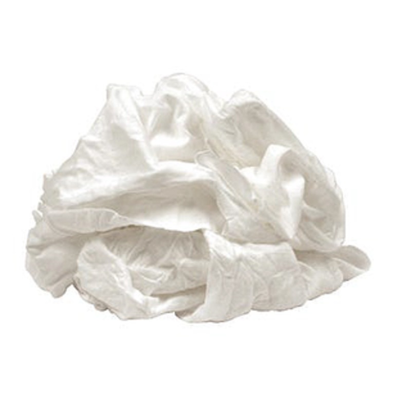 Precise Premium White T-Shirt Rags, 25 lbs. – R-NW1001-CTN