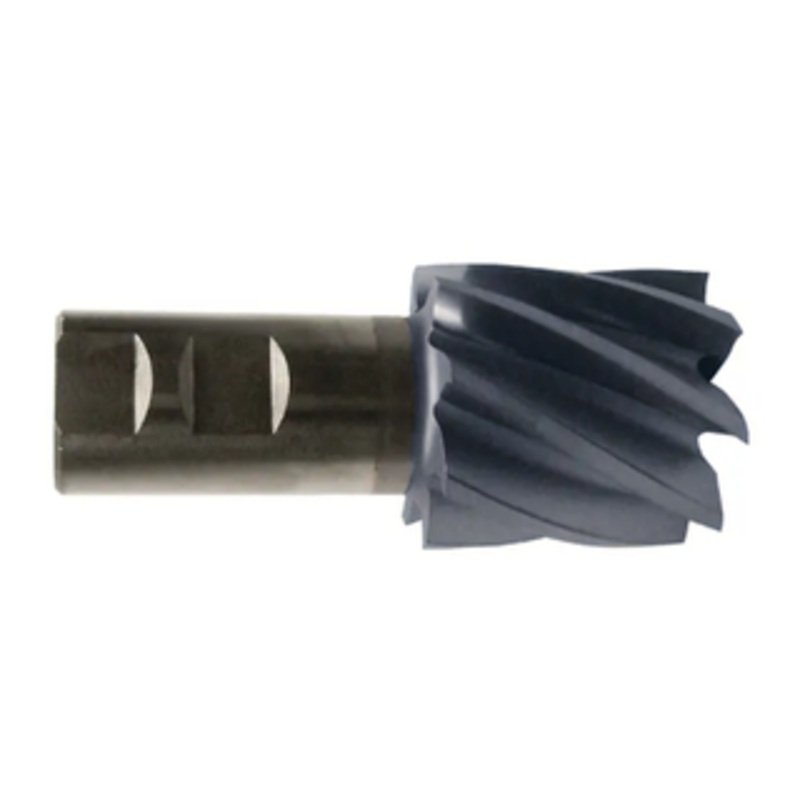 Weldon Tool 8 Flute TiCN Coated H.S.S. Single End Mill, 2 Size, 1-1/4 Shank Diameter, 2 Length of Cut, 4-1/2 Overall Length