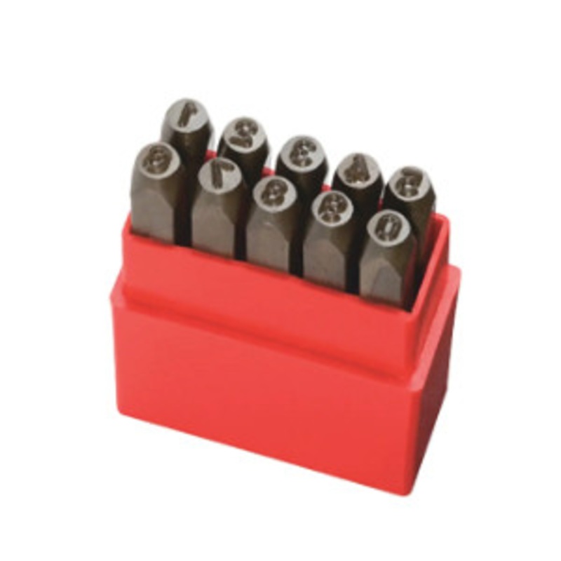 Pryor Impression Grade Hand Stamp Number Set, 3/16 Character Size