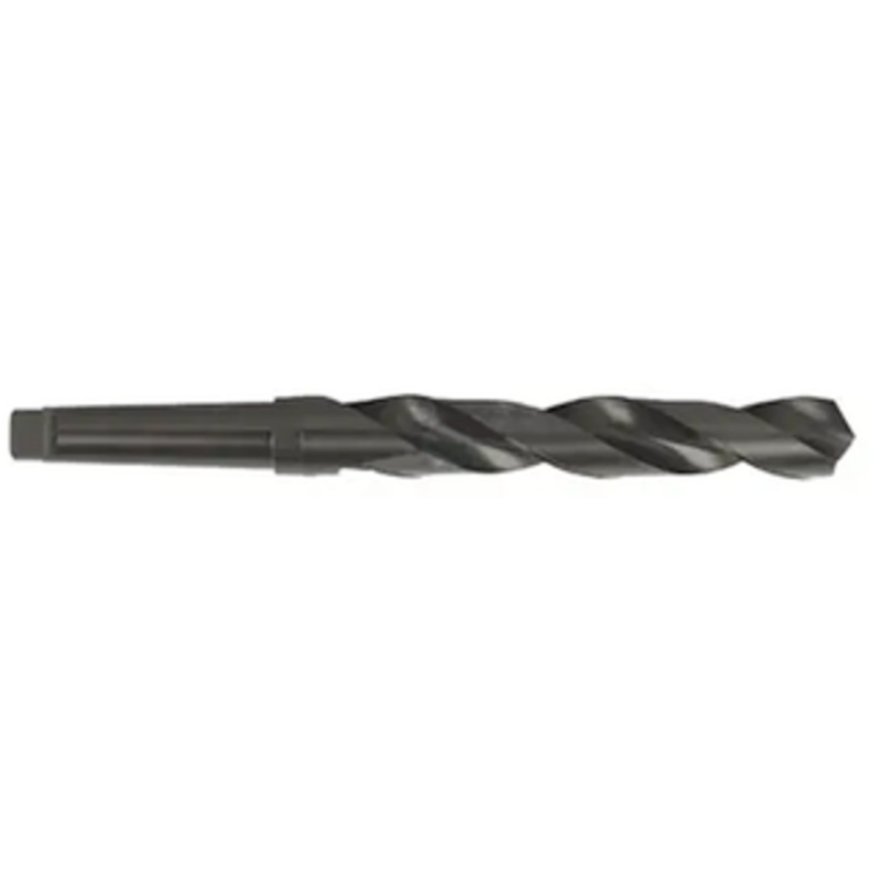 T&O H.S.S. 4MT Taper Shank Drill, 1-3/8 Size, 8-7/8 Flute Length, 14-1/2 Overall Length