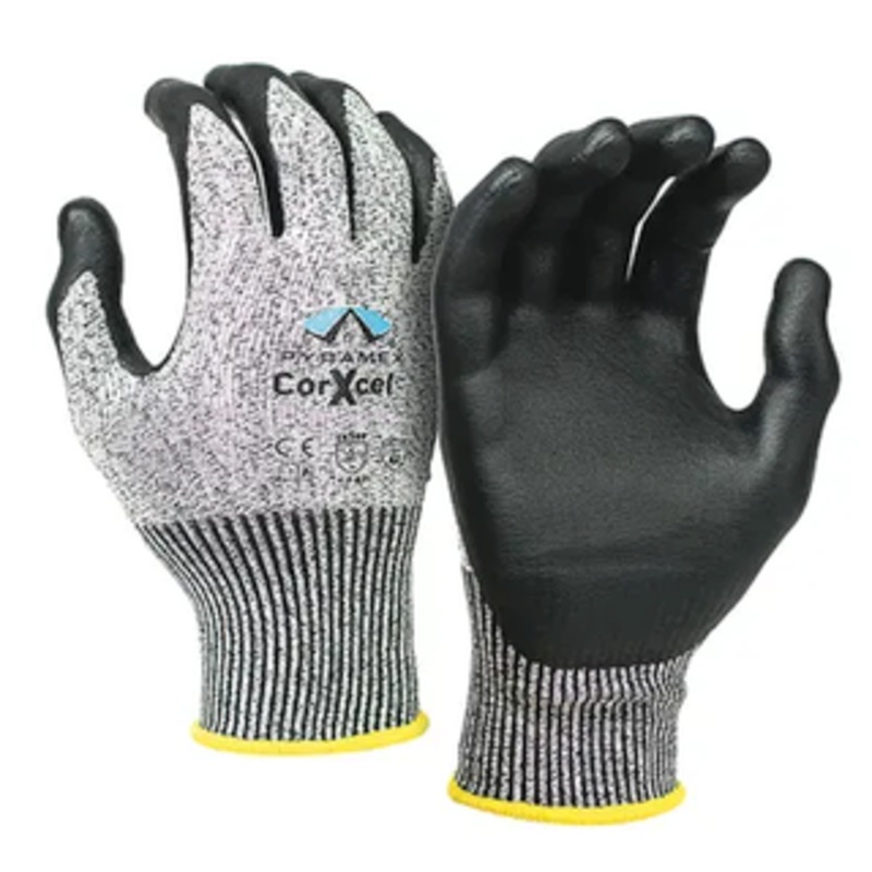 Pyramex Corxcel HPPE Liner Micro-Foam Nitrile Gloves – Double XL (10) Size – GL602C3X2