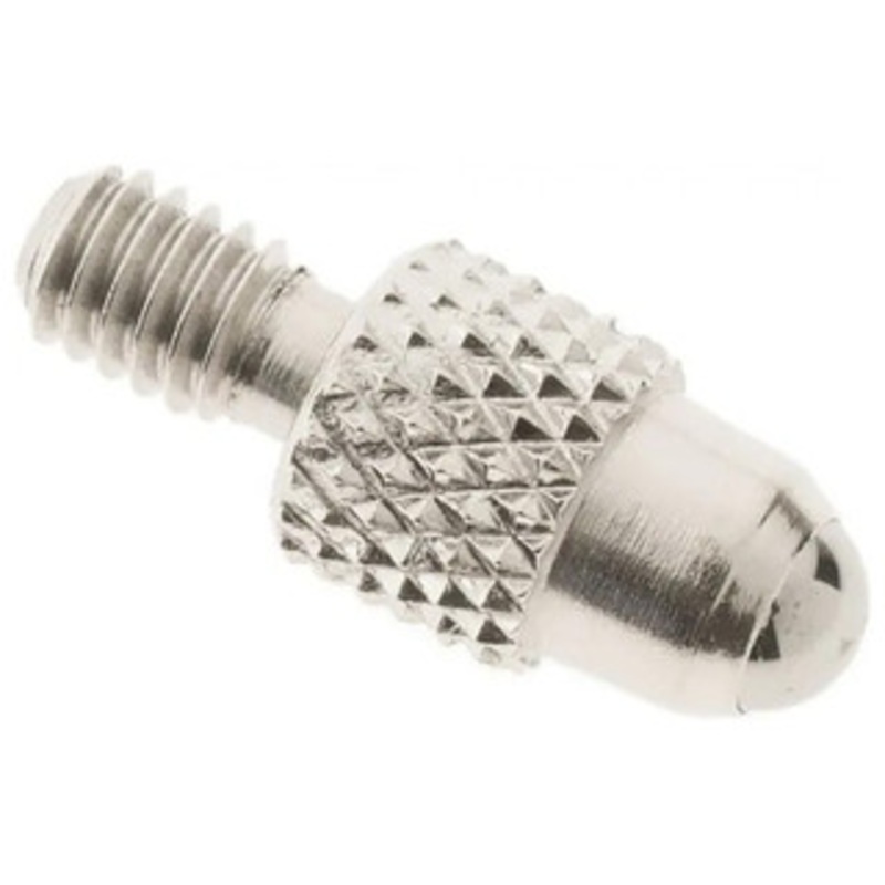 SPI Carbide Cupped Ball Contact Point, #4-48 Thread, 3mm Dia. x 0.280 Length – 20-335-6