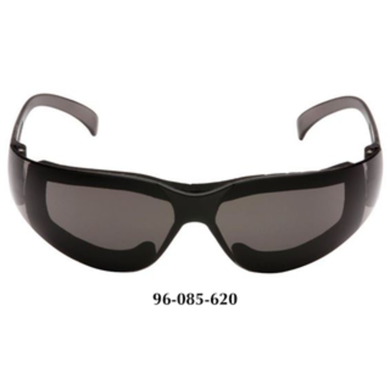 Pyramex Intruder Full Foam Padded Frame, Gray Anti-Fog Lens Safety Glasses S4120STFP