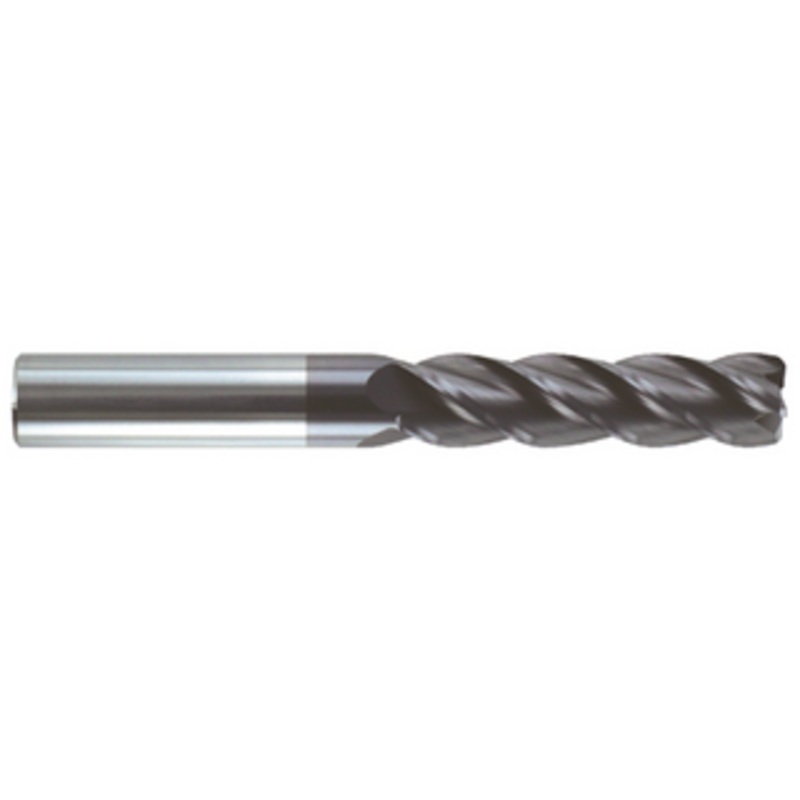 Rushmore USA 4 Flute Variable Index Solid Carbide Single End Mill – Long Length, 3/8 Size, 1-1/8 Length of Cut, 3 Overall Length