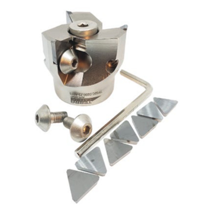 Terra Carbide 90 Degree Square Shouldering Indexable Face Mill Set with Inserts – TP32C.D200 SET APC2