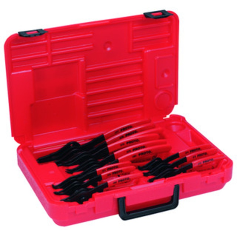 Proto Industrial 12 Piece Convertible Retaining Ring Pliers Set – J360B