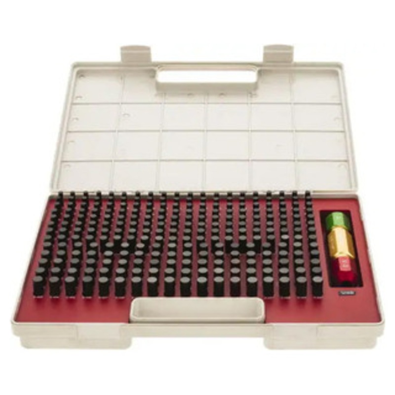 SPI Class ZZ Pin Gage Set, Inch, Black Oxide Coated Steel, Plus Tolerance, 0.251 – 0.500 Range, 250 Pieces – 22-172-1