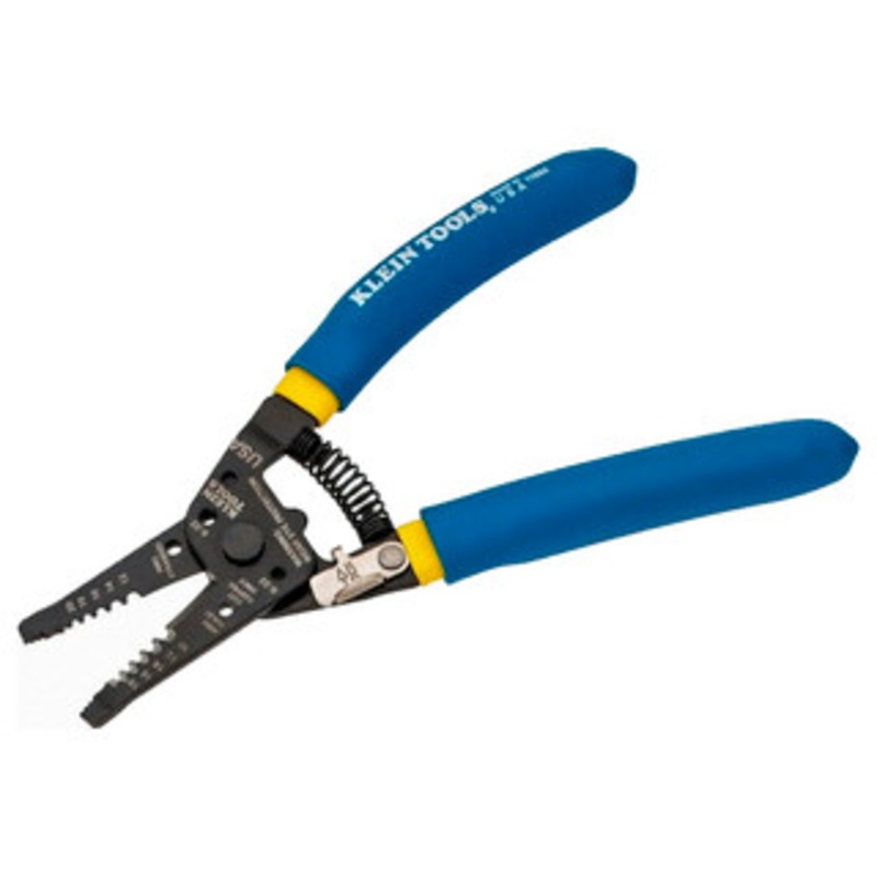 Klein Tools Klein-Kurve Wire Strippers #11055, 18 to 10 AWG Solid, 20 to 12 AWG Stranded – 55-858-5