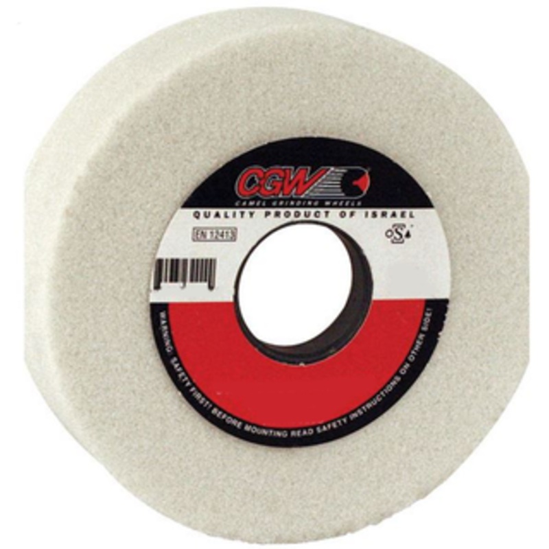 CGW Aluminum Oxide Tool Room Surface Dish Grinding Wheel, 6 x 1/2, 60J Grit – 3494