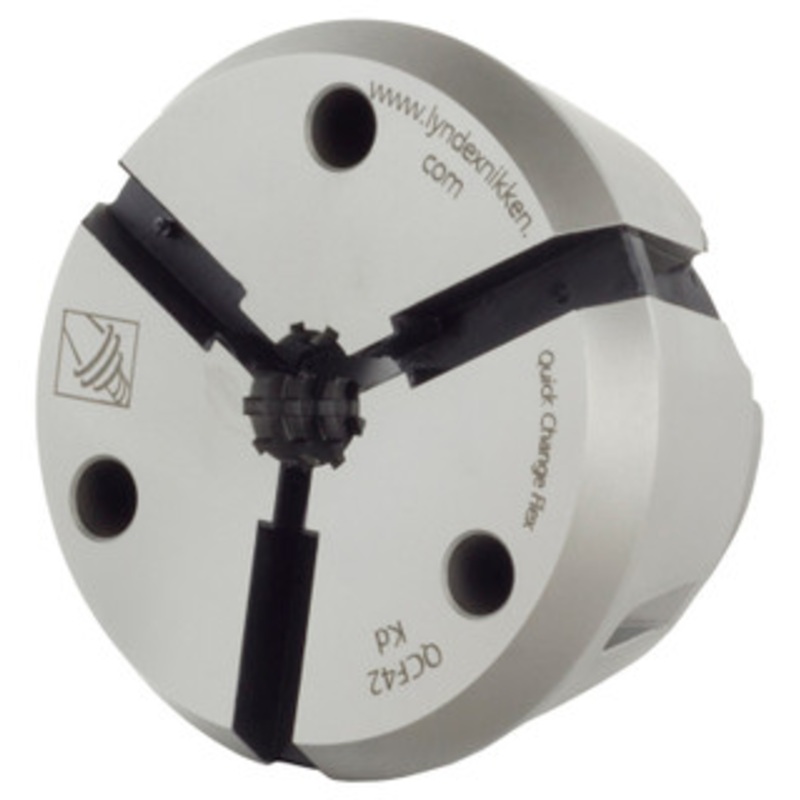 Lyndex-Nikken Series 42 Serrated Quick Change Flex Collet, 11/16 – QCFC42-044-SER