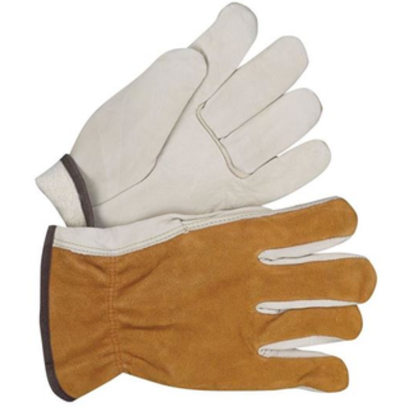 BDG Fleece Lined Split Leather Cowhide Driver Gloves