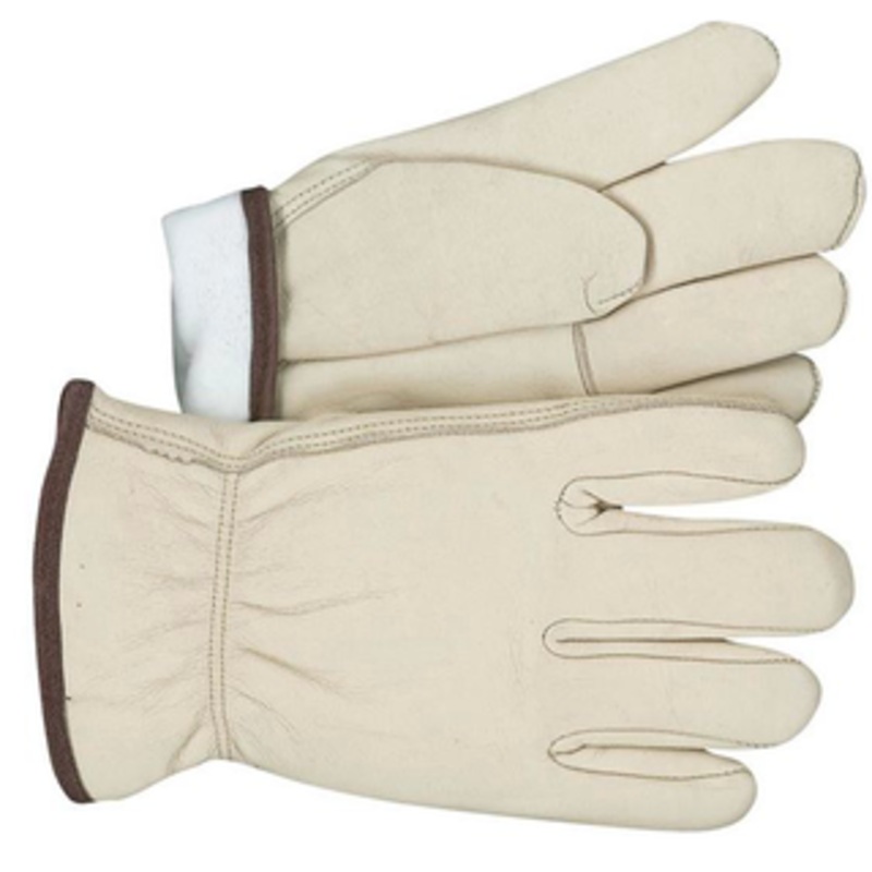 BDG Premium Grain Leather Driver Winter Lined Gloves
