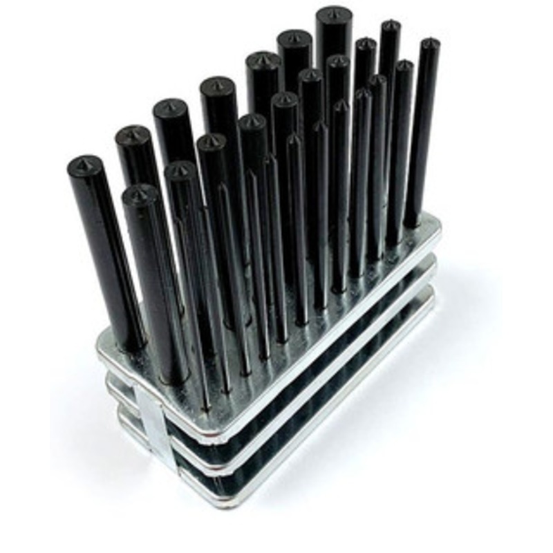 Precise 28 Piece Transfer Punch Set, 3/32-1/2 by 64ths and 11/32 – 8600-0041
