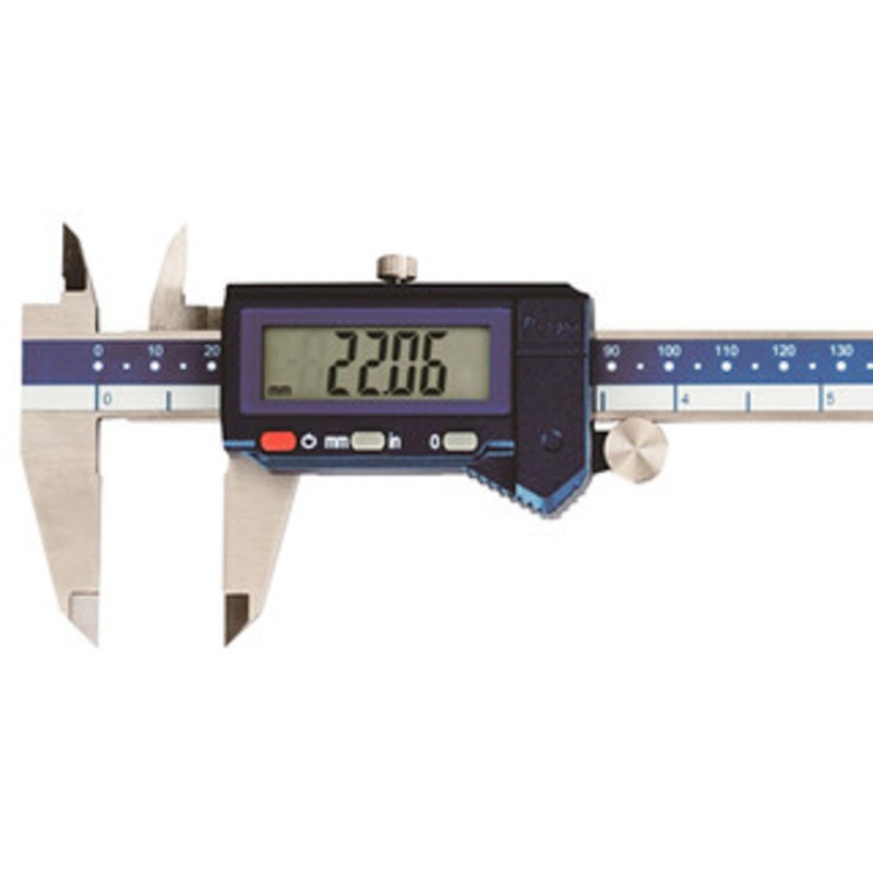 Dasqua 0-200mm / 0-8 IP54 Waterproof Digital Caliper – 2000-1010