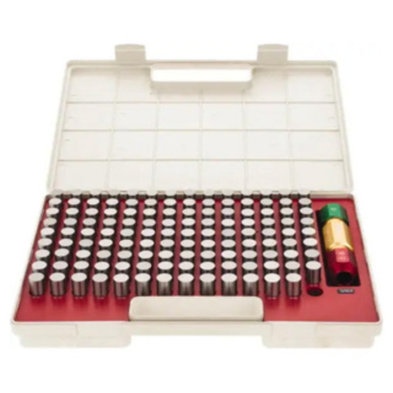 SPI Class ZZ Pin Gage Set, Metric, Steel, Minus Tolerance, 19 – 20.98mm Range, 100 Pieces – 22-184-6