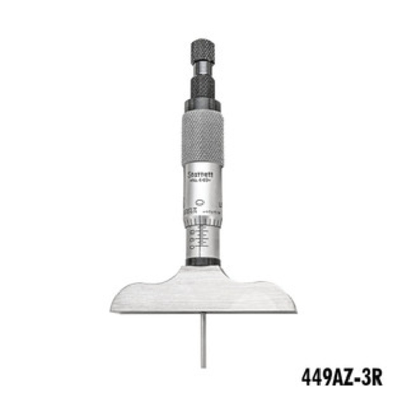 Starrett 449 Micrometer Depth Gages with Non-Rotating Blades