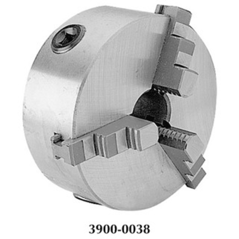 Precise 10 3-Jaw Self-Centering Plain Back Lathe Chuck – 3900-0038