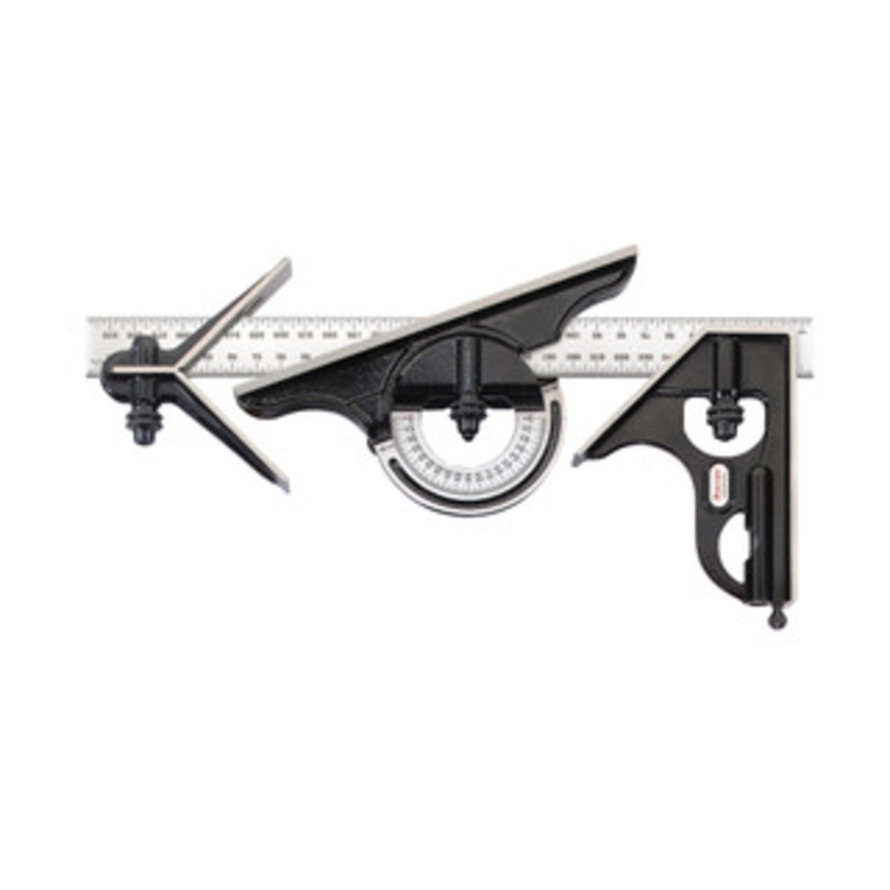 Starrett 300mm Combination Set with Square, Center and Reversible Protractor Head and Blade, EDP 56255 – 434M-300