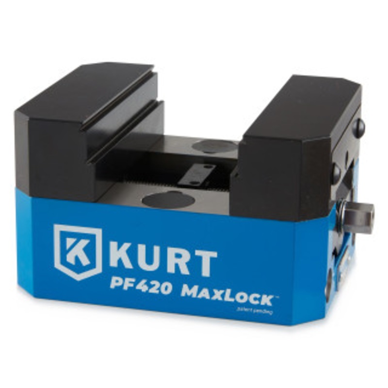 Kurt Precision Force MaxLock 5-Axis Vise PF420 with Dovetail Jaws – PF420-D
