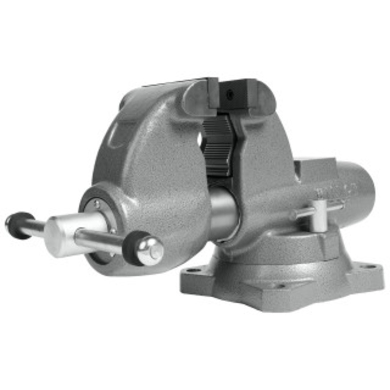 Wilton Combination Pipe & Bench Round Channel Vise with Swivel Base, 4-1/2 Jaw Width – WL9-28826