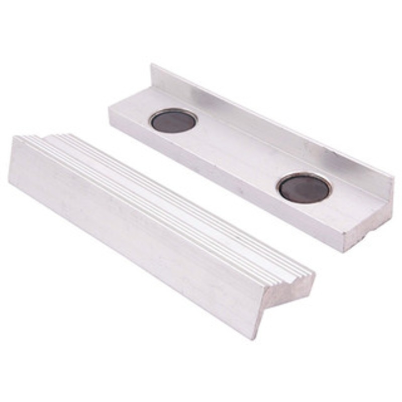 Precise 8 x 1-1/8 Aluminum Soft Face Vise Jaws with Magnets – 3900-2152