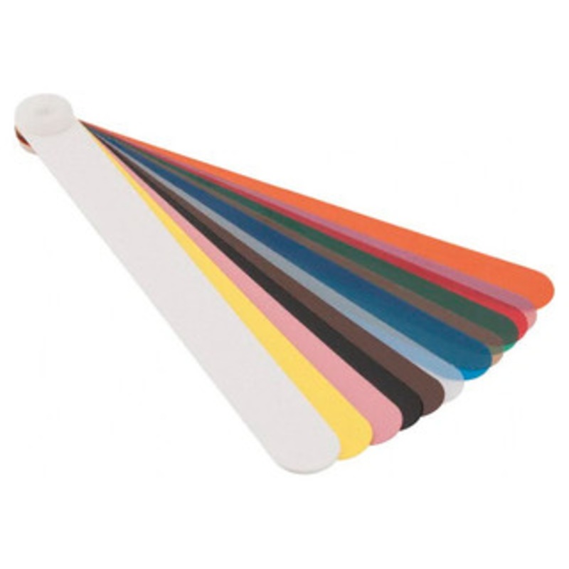 Precision Brand Plastic Thickness Gage Fan Blade Set #78905, 5 Leaf Length, 13 Piece, 0.001 to 0.03 Thickness, Parallel Feeler Gage Set – 61-676-3