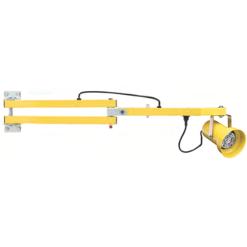 Tri-Lite 40 LED Dock Light Double-Strut Swing Arm w/Metal Head – DSDL40-ML1