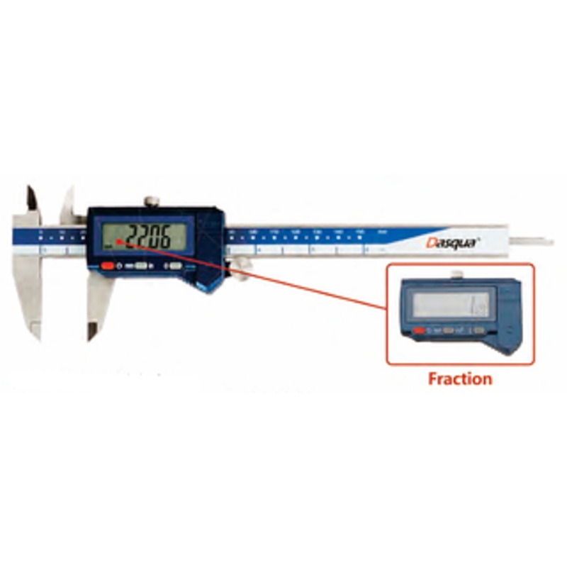 Dasqua 0-200mm / 0-6 IP54 Waterproof Digital Caliper – 2000-1005-1