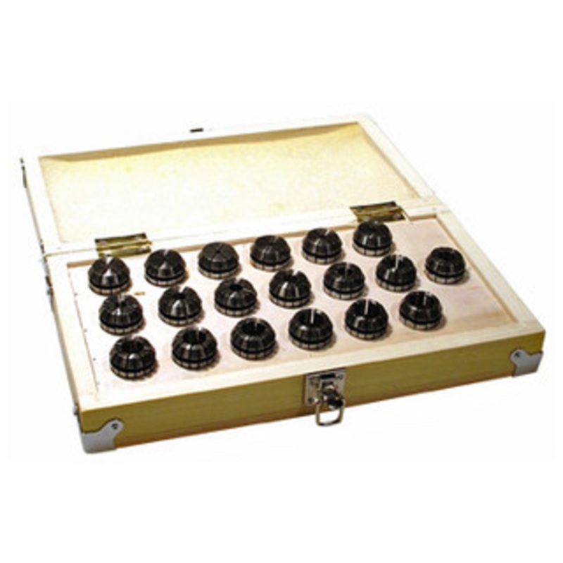 Suburban ER25 Round Collet Set, 10 Collets, 1/16 to 5/8 by 1/16 – VL-015-0003