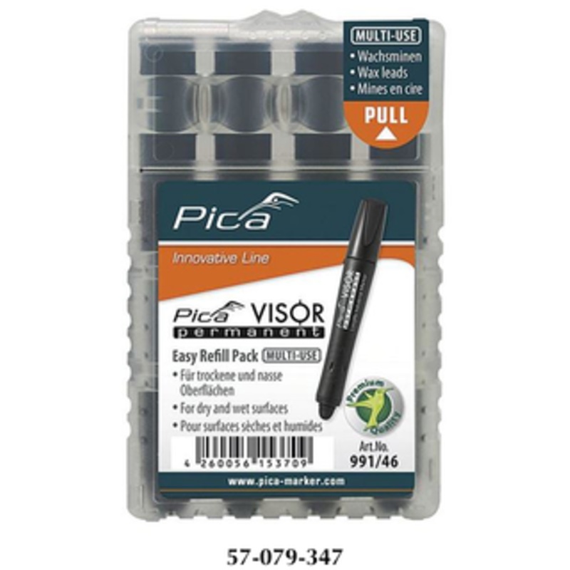 Pica VISOR Black Permanent Multi-Use Refills – 991/46