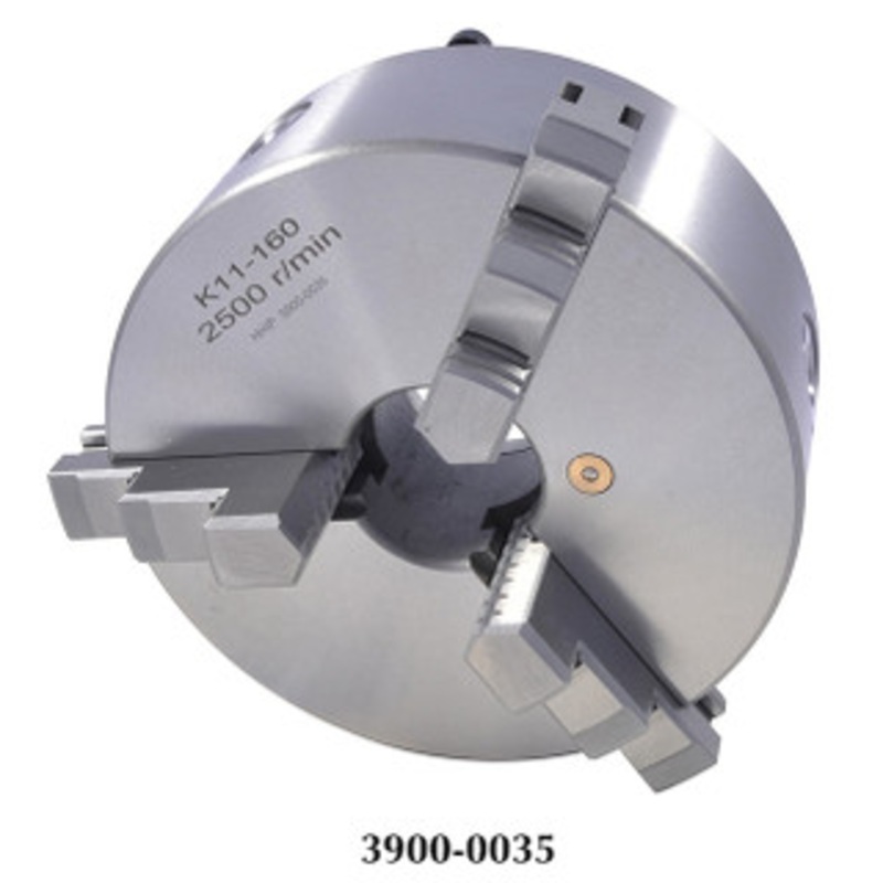 Precise 6 3-Jaw Self-Centering Plain Back Lathe Chuck – 3900-0035