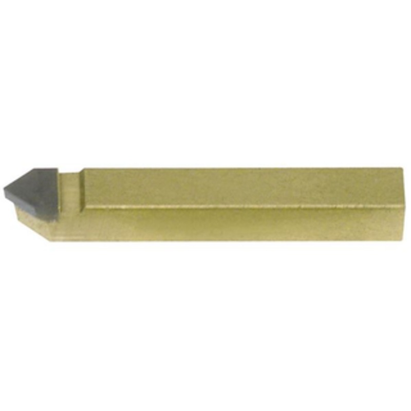 Precise Carbide Tipped Tool Bits, Pointed Nose 80 Included Angle, Style D Grades C2/C5