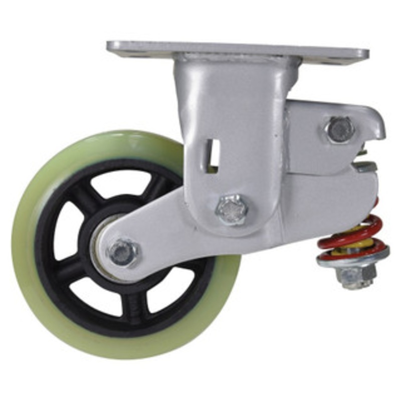 Vestil Japanese Engineered Spring Loaded Towing Casters, Rigid – CST-G80-6X2PU-R
