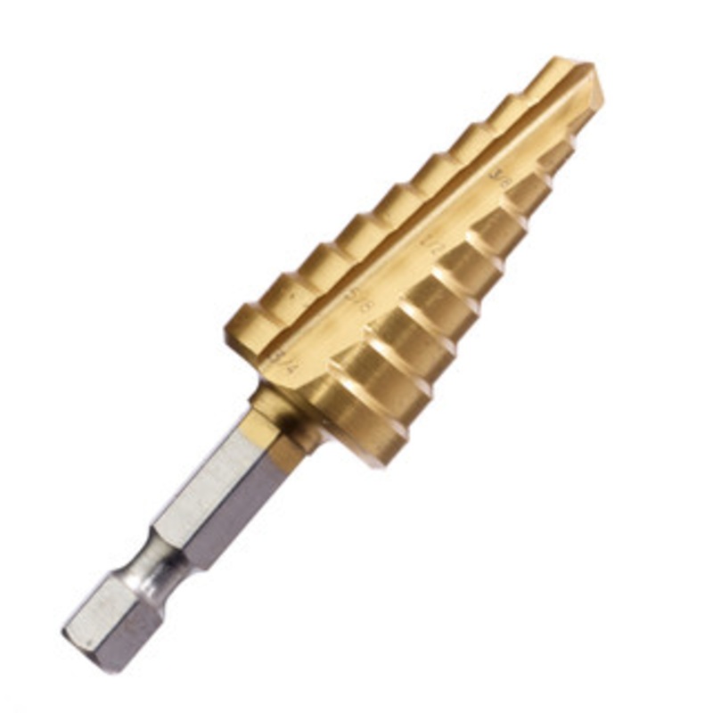 Champion Impact Ready (Hex Shank) Step Drill (1/4-1 1/8) – MSD-HEX-13