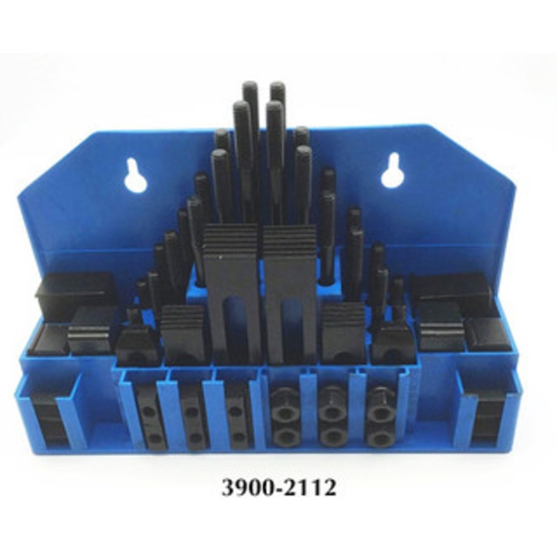 Precise 58 Piece Clamping Kit for 7/16 T-Slot – 3900-2112