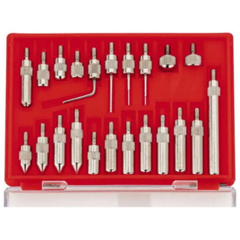 SPI Drop Indicator Point Kit, Steel, 22 Pieces, #4-48 Inch Thread – 50-446-4