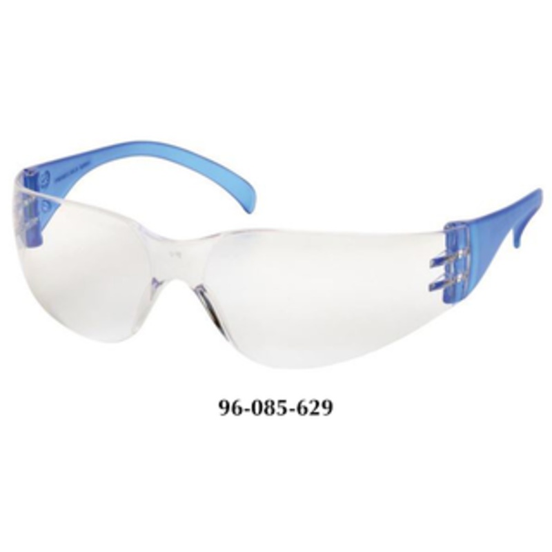 Pyramex Intruder Clear Lens, Blue Frame Safety Glasses SN4110S