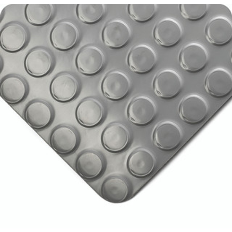 Wearwell Radial Runners, Gray, 1/8in Thick x 3ft Width